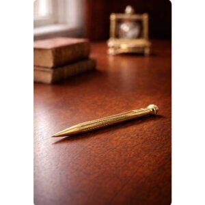 Webster 1/40 14K Gold Filled Mechanical Pencil Vintage USA Ornate Twist